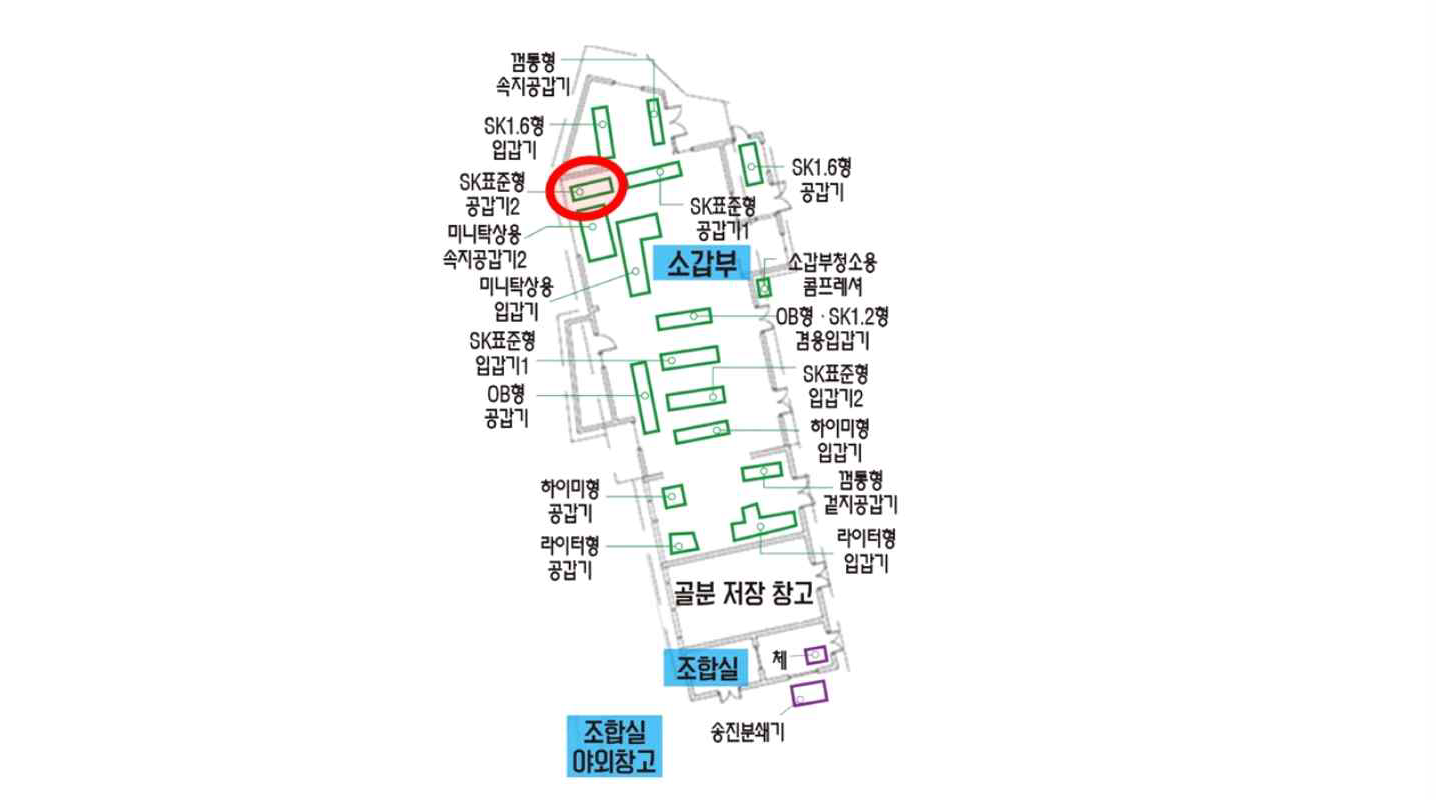 SK 표준형 공갑기2 위치